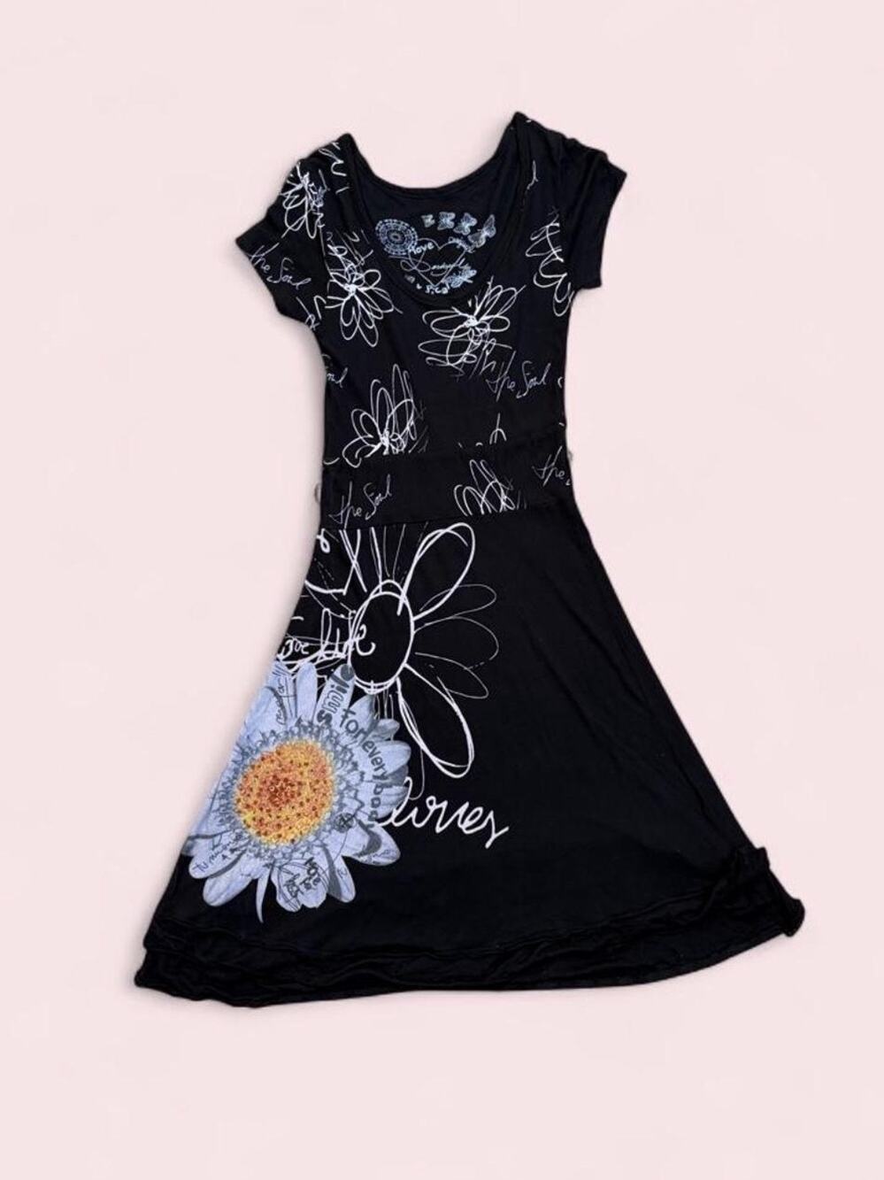 Authentic vintage desigual short sleeve mini dress